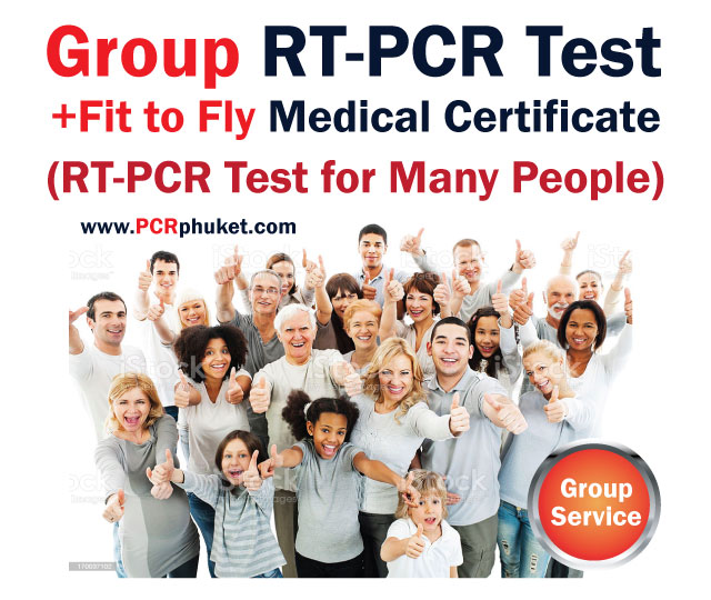 Group RT-PCR Testing + Fit to Fly Medical Certificate (Result 24 Hrs)