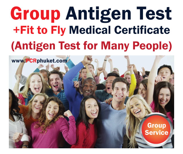 Group Rapid Antigen Testing + Fit to Fly Medical Certificate (Result 15-20 Min)