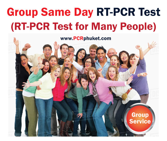 Group Same Day RT-PCR Testing (Result within 9 p.m)